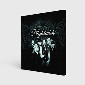 Холст квадратный с принтом NIGHTWISH в Новосибирске, 100% ПВХ |  | metal | nightwish | tarja turunen | метал | музыка | найтвиш | рок | симфо метал | тарья турунен