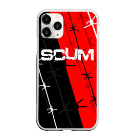 Чехол для iPhone 11 Pro Max матовый с принтом SCUM в Новосибирске, Силикон |  | action | game | scum | tec1 | выживание | выжить | ресурсы | скам игра | тюремная