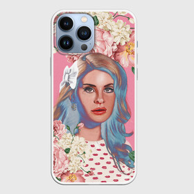 Чехол для iPhone 13 Pro Max с принтом Лана дел рей  в цветах в Новосибирске,  |  | lana del rey | music | лана дел рей | музыка | певица