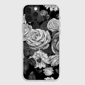 Чехол для iPhone 12 Pro Max с принтом Розы в Новосибирске, Силикон |  | flowers | герберы | контур | легкие | лилии | мягкие | роза | ромашка | тренд | цветы