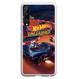 Чехол для Honor P30 с принтом Hot Wheels Unleashed в Новосибирске, Силикон | Область печати: задняя сторона чехла, без боковых панелей | auto | avto | car | game | hot | hotweels | race | weels | wheels | авто | автоспорт | гонки | игра | игрушка | машина | модель | хот вилс