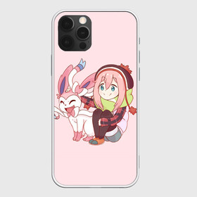 Чехол для iPhone 12 Pro Max с принтом Nadeshiko в Новосибирске, Силикон |  | anime | yuru camp | аниме | анимэ | лагерь на свежем воздухе | надэсико | рин | фудзи