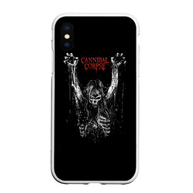 Чехол для iPhone XS Max матовый с принтом Cannibal Corpse в Новосибирске, Силикон | Область печати: задняя сторона чехла, без боковых панелей | Тематика изображения на принте: cannibal corpse | kreator | punk rock | slayer | sodom | анархия | блэк метал | гаражный рок | гранж | дэт метал | металл | панк рок | рок музыка | рок н ролл | рокер | треш метал | труп каннибал | тяжелый рок | хард рок