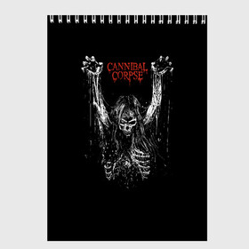 Скетчбук с принтом Cannibal Corpse в Новосибирске, 100% бумага
 | 48 листов, плотность листов — 100 г/м2, плотность картонной обложки — 250 г/м2. Листы скреплены сверху удобной пружинной спиралью | Тематика изображения на принте: cannibal corpse | kreator | punk rock | slayer | sodom | анархия | блэк метал | гаражный рок | гранж | дэт метал | металл | панк рок | рок музыка | рок н ролл | рокер | треш метал | труп каннибал | тяжелый рок | хард рок