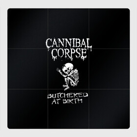 Магнитный плакат 3Х3 с принтом Cannibal Corpse в Новосибирске, Полимерный материал с магнитным слоем | 9 деталей размером 9*9 см | cannibal corpse | kreator | punk rock | slayer | sodom | анархия | блэк метал | гаражный рок | гранж | дэт метал | металл | панк рок | рок музыка | рок н ролл | рокер | треш метал | труп каннибал | тяжелый рок | хард рок