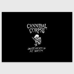 Поздравительная открытка с принтом Cannibal Corpse в Новосибирске, 100% бумага | плотность бумаги 280 г/м2, матовая, на обратной стороне линовка и место для марки
 | cannibal corpse | kreator | punk rock | slayer | sodom | анархия | блэк метал | гаражный рок | гранж | дэт метал | металл | панк рок | рок музыка | рок н ролл | рокер | треш метал | труп каннибал | тяжелый рок | хард рок