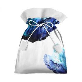Подарочный 3D мешок с принтом Синие цветы в Новосибирске, 100% полиэстер | Размер: 29*39 см | blue | blue flowers | синие | синие цветы | синий цветок | цвет | цветок | цветы