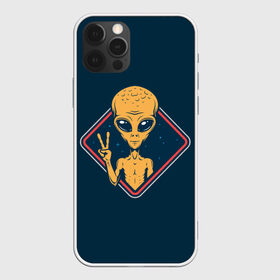 Чехол для iPhone 12 Pro Max с принтом НЛО / UFO в Новосибирске, Силикон |  | Тематика изображения на принте: ufo | брат по разуму | зеленый человечек | инопланетец | инопланетник | инопланетный гость | инопланетянин | марсианин | нло | пришелец