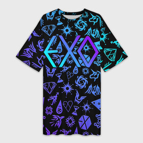 Платье-футболка 3D с принтом EXO K POP | LogoBombing в Новосибирске,  |  | band | boyband | d.o | exo | exo cbx | exo k | exo sc | k pop | kpop | бойбэнд | бэкхён | все логотипы | ексо | идол | идолы | к поп | кейпоп | кпоп | кхаи | лухан | лэй | пэкхён | сиумин | сухо | тао | чен | чханёль | чхен | эксо | эхо