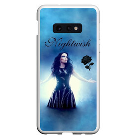 Чехол для Samsung S10E с принтом Nightwish в Новосибирске, Силикон | Область печати: задняя сторона чехла, без боковых панелей | gothic | metall | nightwish | rock | tarja turunen | готические | логотипы рок групп | метал | музыка | найтвиш | рок группы | рокерские | симфоник метал | тарья турунен | черная роза