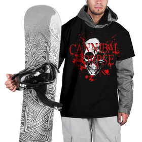 Накидка на куртку 3D с принтом Cannibal Corpse в Новосибирске, 100% полиэстер |  | cannibal | cannibal corpse | corpse | trash | алекс уэбстер | брутальный дэт метал | джордж фишер | дэт метал | дэтграйнд | пол мазуркевич | пэт обрайэн | роб барретт