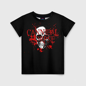 Детская футболка 3D с принтом Cannibal Corpse в Новосибирске, 100% гипоаллергенный полиэфир | прямой крой, круглый вырез горловины, длина до линии бедер, чуть спущенное плечо, ткань немного тянется | cannibal | cannibal corpse | corpse | trash | алекс уэбстер | брутальный дэт метал | джордж фишер | дэт метал | дэтграйнд | пол мазуркевич | пэт обрайэн | роб барретт