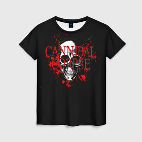 Женская футболка 3D с принтом Cannibal Corpse в Новосибирске, 100% полиэфир ( синтетическое хлопкоподобное полотно) | прямой крой, круглый вырез горловины, длина до линии бедер | cannibal | cannibal corpse | corpse | trash | алекс уэбстер | брутальный дэт метал | джордж фишер | дэт метал | дэтграйнд | пол мазуркевич | пэт обрайэн | роб барретт