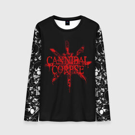 Мужской лонгслив 3D с принтом Cannibal Corpse в Новосибирске, 100% полиэстер | длинные рукава, круглый вырез горловины, полуприлегающий силуэт | cannibal | cannibal corpse | corpse | trash | алекс уэбстер | брутальный дэт метал | дэт метал | дэтграйнд | пол мазуркевич