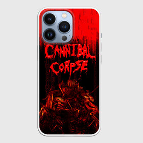 Чехол для iPhone 13 Pro с принтом CANNIBAL CORPSE в Новосибирске,  |  | blood | cannibal corpse | death metal | grunge | hardcore | music | punk | rock | usa | группа | канибал | кровь | метал | музыка | рок | сша | труп