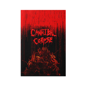 Обложка для паспорта матовая кожа с принтом CANNIBAL CORPSE в Новосибирске, натуральная матовая кожа | размер 19,3 х 13,7 см; прозрачные пластиковые крепления | blood | cannibal corpse | death metal | grunge | hardcore | music | punk | rock | usa | группа | канибал | кровь | метал | музыка | рок | сша | труп