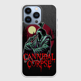 Чехол для iPhone 13 Pro с принтом Полнолуние в Новосибирске,  |  | cannibal corpse | арт | графика | группа | лого | музыка