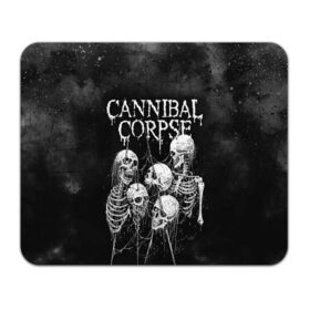 Коврик для мышки прямоугольный с принтом Cannibal Corpse в Новосибирске, натуральный каучук | размер 230 х 185 мм; запечатка лицевой стороны | canibal corpse | cannibal corpse | death metal | группы | дэт метал | канибал корпс | метал | рок