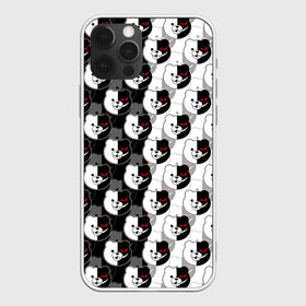 Чехол для iPhone 12 Pro Max с принтом MONOKUMA  МОНОКУМА PATTERN в Новосибирске, Силикон |  | anime | danganronpa | enoshima | junko | monokuma | аниме | джунко | игра | манга | медведь | монокума | робот медведь | эношима