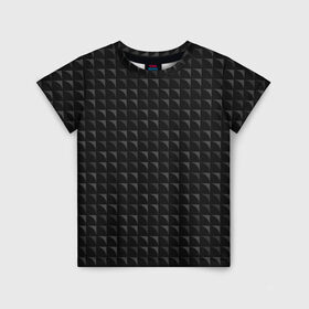 Детская футболка 3D с принтом Геометрия паттерн в Новосибирске, 100% гипоаллергенный полиэфир | прямой крой, круглый вырез горловины, длина до линии бедер, чуть спущенное плечо, ткань немного тянется | абстракция | геометрия | квадраты | углы | чешуя