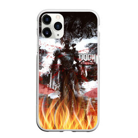 Чехол для iPhone 11 Pro матовый с принтом Doom Ethernal Ancient Gods в Новосибирске, Силикон |  | bfg | demons | devil | doom | doom slayer | fire | hell | hellfire | merch | part two | slayer | ад | бфг | вега | демоны | древние боги | дум | икона греха | какодемон | мерч | огонь | палач | рок | солдат рока | часть два 