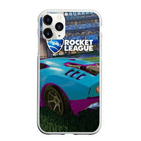 Чехол для iPhone 11 Pro матовый с принтом Rocket League в Новосибирске, Силикон |  | cars | game | games | rocket league | гонка | гонки | машина | машины | рокет лига