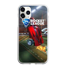 Чехол для iPhone 11 Pro Max матовый с принтом Rocket League в Новосибирске, Силикон |  | cars | game | games | rocket league | гонка | гонки | машина | машины | рокет лига