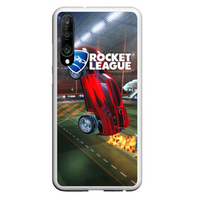 Чехол для Honor P30 с принтом Rocket League в Новосибирске, Силикон | Область печати: задняя сторона чехла, без боковых панелей | cars | game | games | rocket league | гонка | гонки | машина | машины | рокет лига