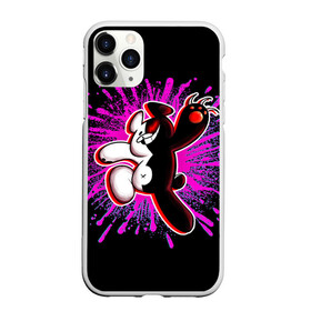 Чехол для iPhone 11 Pro матовый с принтом MONOKUMA  МОНОКУМА PAINT в Новосибирске, Силикон |  | Тематика изображения на принте: anime | danganronpa | enoshima | junko | monokuma | аниме | джунко | игра | манга | медведь | монокума | робот медведь | эношима