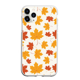 Чехол для iPhone 11 Pro матовый с принтом Осень / Autumn в Новосибирске, Силикон |  | autumn | indian summer | leaf fall | maple | maple leaf | season | бабье лето | время года | клён | кленовый лист | листопад | осень