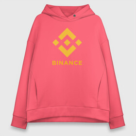 Женское худи Oversize хлопок с принтом BINANCE | БИНАНС БИРЖА в Новосибирске, френч-терри — 70% хлопок, 30% полиэстер. Мягкий теплый начес внутри —100% хлопок | боковые карманы, эластичные манжеты и нижняя кромка, капюшон на магнитной кнопке | bitcoin | blockchain | btc | cardano | crypto | ethereum | polkadot | tether | xrp | бинанс | биткоин | блокчейн | валюта | деньги | криптовалюта | майнер | майнинг | цифровая валюта | цифровое золото | эфир