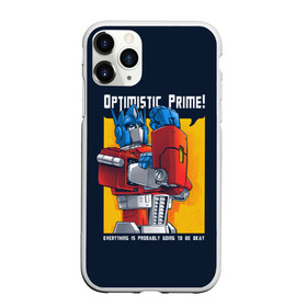 Чехол для iPhone 11 Pro Max матовый с принтом Optimistic Prime в Новосибирске, Силикон |  | autobots | decepticons | robots | transformers | автоботы | нло | пришельцы | робот | роботы | трансформеры