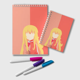 Блокнот с принтом Gabriel DropOut Gabriel в Новосибирске, 100% бумага | 48 листов, плотность листов — 60 г/м2, плотность картонной обложки — 250 г/м2. Листы скреплены удобной пружинной спиралью. Цвет линий — светло-серый
 | gabriel dropout gabriel | ukami | аниме | габриел уайт тэмма | манга | мультик | отступница габриэль