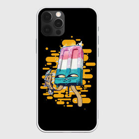 Чехол для iPhone 12 Pro Max с принтом МОРОЖЕНОЕ в Новосибирске, Силикон |  | art | cold | drawing | eyes | ice | ice cream | lizard | pink | stick | арт | глаза | лед | мороженое | палочка | рисунок | розовый | холод | ящерица