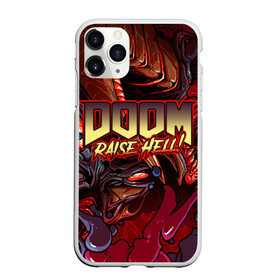 Чехол для iPhone 11 Pro Max матовый с принтом DOOM Eternal в Новосибирске, Силикон |  | Тематика изображения на принте: doom | doom eternal | part two | the ancient gods | дум | игры | монстры