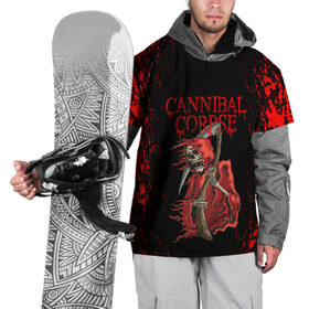 Накидка на куртку 3D с принтом Cannibal Corpse | Труп Каннибала (Z) в Новосибирске, 100% полиэстер |  | cannibal | cannibal corpse | corpse | death metal | deathgrind | алекс уэбстер | брутальный дэт метал | дэт метал | дэтграйнд | пол мазуркевич | роб барретт | труп каннибала