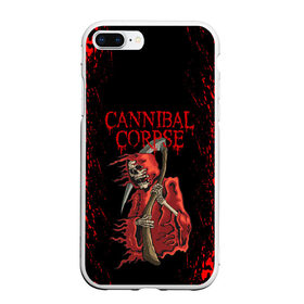 Чехол для iPhone 7Plus/8 Plus матовый с принтом Cannibal Corpse | Труп Каннибала (Z) в Новосибирске, Силикон | Область печати: задняя сторона чехла, без боковых панелей | cannibal | cannibal corpse | corpse | death metal | deathgrind | алекс уэбстер | брутальный дэт метал | дэт метал | дэтграйнд | пол мазуркевич | роб барретт | труп каннибала