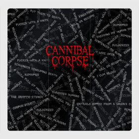 Магнитный плакат 3Х3 с принтом Cannibal Corpse | Songs (Z) в Новосибирске, Полимерный материал с магнитным слоем | 9 деталей размером 9*9 см | Тематика изображения на принте: cannibal | cannibal corpse | corpse | death metal | deathgrind | алекс уэбстер | брутальный дэт метал | дэт метал | дэтграйнд | пол мазуркевич | роб барретт | труп каннибала