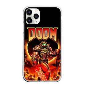 Чехол для iPhone 11 Pro Max матовый с принтом DOOM Eternal в Новосибирске, Силикон |  | Тематика изображения на принте: doom | doom eternal | part two | the ancient gods | дум | игры | монстры