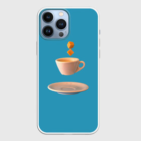 Чехол для iPhone 13 Pro Max с принтом Эспрессо в Новосибирске,  |  | блюдце | кофе | кружка | напиток | сахар