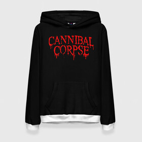 Женская толстовка 3D с принтом Cannibal Corpse в Новосибирске, 100% полиэстер  | двухслойный капюшон со шнурком для регулировки, мягкие манжеты на рукавах и по низу толстовки, спереди карман-кенгуру с мягким внутренним слоем. | at | back | birth | bleeding | bloodthirst | butchered | cannibal | corpse | eaten | evisceration | gallery | gore | kill | kreaton | life | mutilated | obsessed | of | slayer | sodom | spawn | suicide | the | to | tomb | unimagined | vile | 