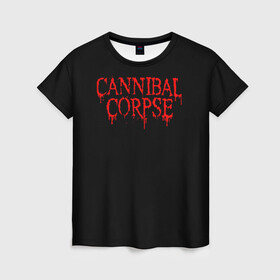 Женская футболка 3D с принтом Cannibal Corpse в Новосибирске, 100% полиэфир ( синтетическое хлопкоподобное полотно) | прямой крой, круглый вырез горловины, длина до линии бедер | at | back | birth | bleeding | bloodthirst | butchered | cannibal | corpse | eaten | evisceration | gallery | gore | kill | kreaton | life | mutilated | obsessed | of | slayer | sodom | spawn | suicide | the | to | tomb | unimagined | vile | 