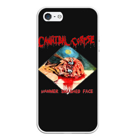 Чехол для iPhone 5/5S матовый с принтом Cannibal Corpse в Новосибирске, Силикон | Область печати: задняя сторона чехла, без боковых панелей | at | back | bleeding | bloodthirst | butchered | cannibal | corpse | eaten | evisceration | gallery | gore | kill | kreaton | life | mutilated | obsessed | of | slayer | sodom | spawn | suicide | the | to | tomb | unimagined | vile | vi