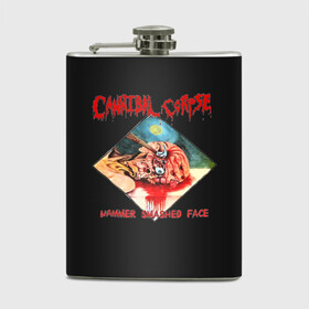 Фляга с принтом Cannibal Corpse в Новосибирске, металлический корпус | емкость 0,22 л, размер 125 х 94 мм. Виниловая наклейка запечатывается полностью | Тематика изображения на принте: at | back | bleeding | bloodthirst | butchered | cannibal | corpse | eaten | evisceration | gallery | gore | kill | kreaton | life | mutilated | obsessed | of | slayer | sodom | spawn | suicide | the | to | tomb | unimagined | vile | vi