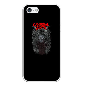 Чехол для iPhone 5/5S матовый с принтом Cannibal Corpse в Новосибирске, Силикон | Область печати: задняя сторона чехла, без боковых панелей | at | back | birth | bleeding | bloodthirst | butchered | cannibal | corpse | eaten | evisceration | gallery | gore | kill | kreaton | life | mutilated | obsessed | of | slayer | sodom | spawn | suicide | the | to | tomb | unimagined | v