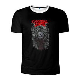 Мужская футболка 3D спортивная с принтом Cannibal Corpse в Новосибирске, 100% полиэстер с улучшенными характеристиками | приталенный силуэт, круглая горловина, широкие плечи, сужается к линии бедра | at | back | birth | bleeding | bloodthirst | butchered | cannibal | corpse | eaten | evisceration | gallery | gore | kill | kreaton | life | mutilated | obsessed | of | slayer | sodom | spawn | suicide | the | to | tomb | unimagined | v