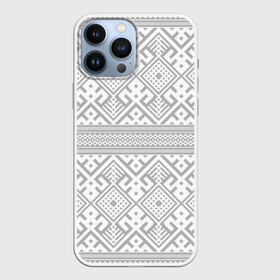 Чехол для iPhone 13 Pro Max с принтом Русские народные узоры в Новосибирске,  |  | deer | folk patterns | patterns | russian patterns | slavic clothing | slavic style | народные узоры | олень | русские узоры | славянская одежда | славянский стиль | узоры