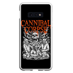 Чехол для Samsung S10E с принтом Cannibal Corpse в Новосибирске, Силикон | Область печати: задняя сторона чехла, без боковых панелей | at | back | birth | bleeding | bloodthirst | butchered | cannibal | corpse | eaten | evisceration | gallery | kill | kreaton | life | mutilated | obsessed | of | slayer | sodom | spawn | suicide | the | to | tomb | unimagined | vile | v