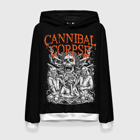 Женская толстовка 3D с принтом Cannibal Corpse в Новосибирске, 100% полиэстер  | двухслойный капюшон со шнурком для регулировки, мягкие манжеты на рукавах и по низу толстовки, спереди карман-кенгуру с мягким внутренним слоем. | at | back | birth | bleeding | bloodthirst | butchered | cannibal | corpse | eaten | evisceration | gallery | kill | kreaton | life | mutilated | obsessed | of | slayer | sodom | spawn | suicide | the | to | tomb | unimagined | vile | v