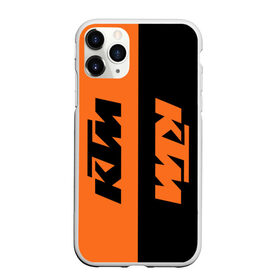 Чехол для iPhone 11 Pro матовый с принтом KTM | КТМ (Z) в Новосибирске, Силикон |  | enduro | ktm | moto | moto sport | motocycle | sportmotorcycle | ктм | мото | мото спорт | мотоспорт | спорт мото